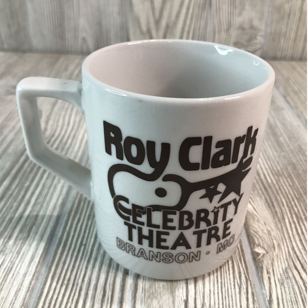 Vintage Roy Clark Celebrity Theatre Branson MO Coffee Mug I Love These Ozarks